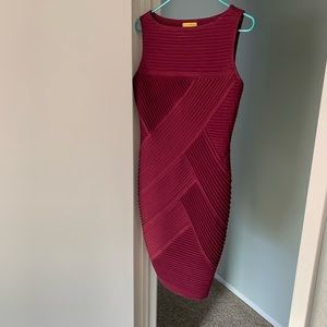 Catherine Malandrino textured sheath dress - L